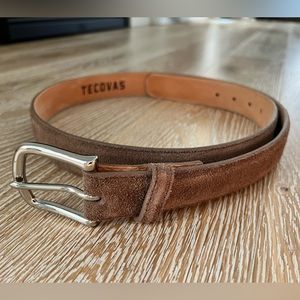 Tecovas Granite Suede Belt - Size 40